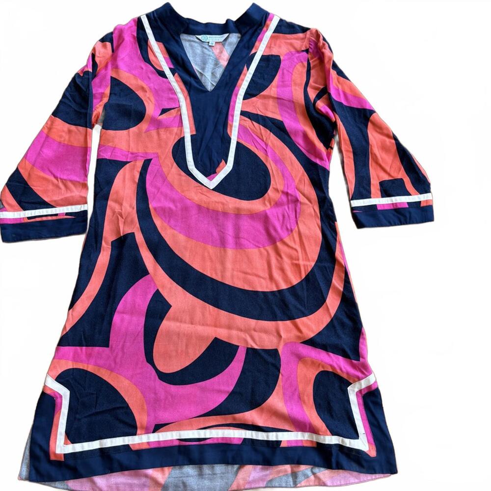 Escapada Living Abstract Swirl Print Tunic –‎ Size M